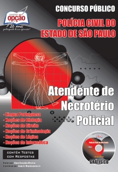 Polícia Civil  / SP -ATENDENTE DE NECROTÉRIO POLICIAL
